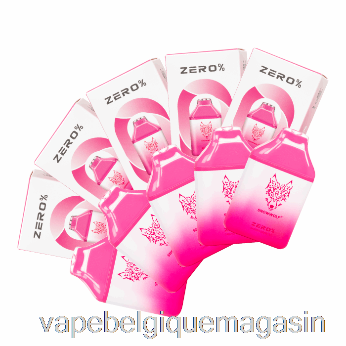 Vape Belgique [10-pack] Snowwolf Zero 5500 0% Sans Nicotine Jetable